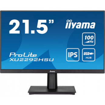 21.5" 16:9 IPS РК монітор, 1920х1080, 0.4 мс (MPRT ), 100 Гц, FreeSync, 1xHDMI/1xDP/4xUSB 3.2, SP 2x2 XU2292HSU-B6 (XU2292HSU-B6)