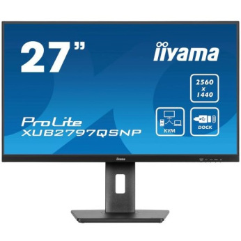 27" 16:9 IPS РК монітор, 2560х1440, 1 мс (MPRT), 1 00 Гц, Adaptive Sync, KVM свіч, 1xHDMI 2.0/1xDP 1. XUB2797QSNP-B1 (XUB2797QSNP-B1)