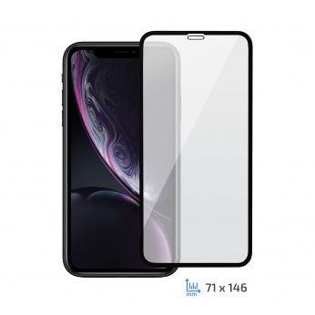 Защитное стекло 2E iPhone XR/11 6.1" 3D black border FG (2E-TGIP-2018-6.1-3D)