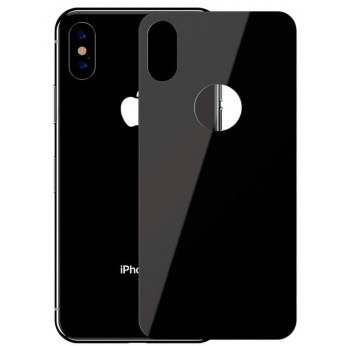 Захисне скло Baseus для iPhone XS,  0.3mm Full rear protector, Black (SGAPIPH58-BM01)