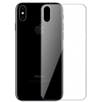 Захисне скло Baseus для iPhone XS Max 0.3mm Rear protector, Transparent (SGAPIPH65-ABM02)