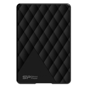 Жесткий диск Silicon Power 2.5" USB 3.2 2TB Diamond D06 Black (SP020TBPHDD06S3K)