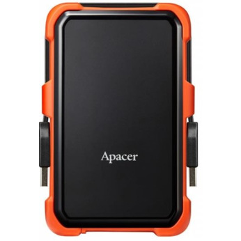Жорсткий диск Apacer 2.5" USB 3.1 1TB AC630 захист IP55 Black/Orange (AP1TBAC630T-1)