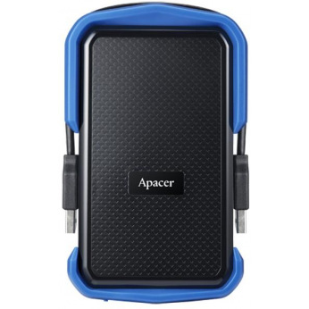 Жорсткий диск Apacer 2.5" USB 3.1 1TB AC631 захист IP55 Black/Blue (AP1TBAC631U-1)