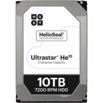 Жесткий диск WD Ultrastar 3.5" SAS 3.0 10TB 7200 256MB DC HC510 (HUH721010AL5204)
