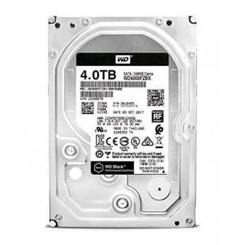 Жесткий диск WD 3.5" SATA 3.0 4TB 7200 256MB Black (WD4005FZBX)