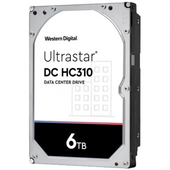 Жорсткий диск WD 3.5" SATA 3.0 6TB 7200 256MB Ultrastar DC HC310 (HUS726T6TALE6L4)