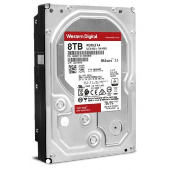 Жесткий диск WD 3.5" SATA 3.0 8TB 5400 256MB Red NAS (WD80EFAX)