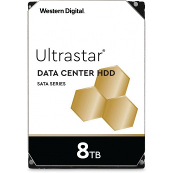 Жесткий диск WD Ultrastar 3.5" SATA 3.0 8TB 7200 256MB DC HC510 (HUH721008ALE604)