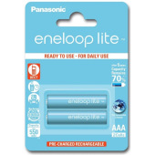 Акумулятор Panasonic Eneloop Lite AAA 550 2BP mAh NI-MH (BK-4LCCE/2BE)