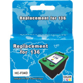 Картридж MicroJet для HP 136 Color (HC-F34D)