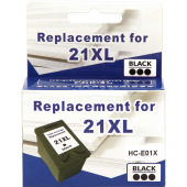 Аналог HP 21XL Black (Чорний) Сумісний Картридж (НеориГінальний) (HC-E01X) MicroJet