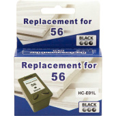Аналог HP 56 Black (Чорний) Сумісний Картридж (НеориГінальний) (HC-E01L) MicroJet