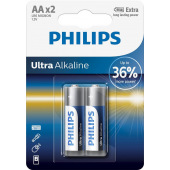 Батарейка Philips Ultra Alkaline AA BLI 2 (LR6E2B/10) щелочные