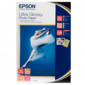 Фотопапір Epson Ultra Glossy Photo Paper Глянцевий 300Г/м кв, 10х15см, 50 арк (C13S041943)