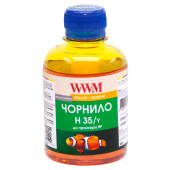 Чорнило для СНПЧ WWM H35 Yellow для HP 200г (H35/Y) водорозчинне