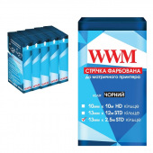 Лента красящая WWM 13мм х 2.5м STD кольцо Refill Black (R13.2.5SC5) 5шт