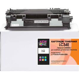 КартридждляHPLaserJetP2055NEWTONE05A/719BlackLC34E