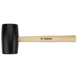 Киянка TOPEX гумова O 58 мм, 450 г, рукоятка дерев’яна (02A344)