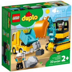 Конструктор LEGO DUPLO Гузовик и гусеничный екскаватор (10931)