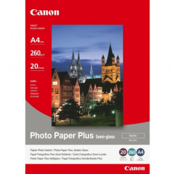 Фотобумага Canon Photo Paper Plus Semi-gloss 260 г/м кв, А4, SG-201 20л (1686B021AA)