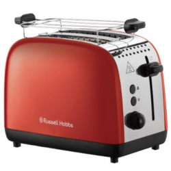 Тостер  Russell Hobbs Colours Plus, 1600Вт, нержав., підігрів,разморозка, червоний (26554-56)