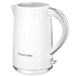 Электрочайник Russell Hobbs Eden, 1.7л, нержавеющая сталь, пластик, белый (27360-70)