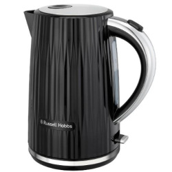 Электрочайник Russell Hobbs Eden, 1.7л, нержавеющая сталь, пластик, черный (27361-70)