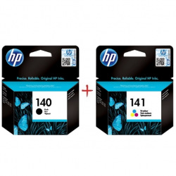 Комплект картриджей HP 140/141 Black/Color (Set140) 