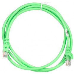 Патч-корд 2E Cat 5e,UTP,RJ45, 26AWG ,7/0.16 CCA, 1.50 m,PVC, Green (2E-PC5ECA-150GRN)