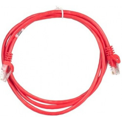 Патч-корд 2E Cat 5e,UTP,RJ45, 26AWG ,7/0.16 CCA, 1.50 m, PVC,Red (2E-PC5ECA-150RD)