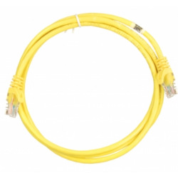 Патч-корд 2E Cat 5e,UTP,RJ45, 26AWG ,7/0.16 Cu, 1.50 m, PVC,Yellow (2E-PC5ECOP-150YLW)