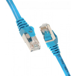 Патч-корд 2E Cat 6,S-FTP  екран. фольга з обплетенням, RJ45, 4Х2 27AWG ,7/0.14 Cu, 1.50 m, PVC,Blue (2E-PC6SFTPCOP-150BL)