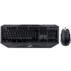 набiр миша+клавiатура дротовий USB Black UKR KM-G230 (31330029105)