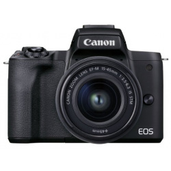 Цифр. фотокамера Canon EOS M50 Mk2 + 15-45 IS STM Kit Black (4728C043)