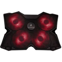 Охолоджуюча пiдставка для ноутбука SureFire Bora Red-LED Black (48819) (48819)
