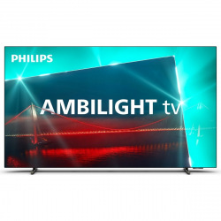 Телевізор 48", OLED, 120 Гц,720 кд/м2, 4/16 ГБ, VR R 120 Гц,  звук 40 Вт, пульт з мікрофоном  48OLED718/12 (48OLED718/12)