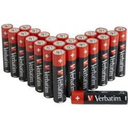 Батарейка Verbatim Alkaline AAA/LR03 BL 24шт (49504)