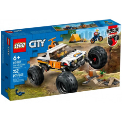 Конструктор LEGO City Приключения на внедорожнике 4x4 (60387)