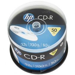 Диски CD-R HP (69307 /CRE00017-3) 700MB 52x, шпиндель, 50 шт (69307 /CRE00017-3)