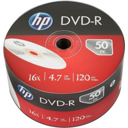 Диски DVD-R HP (69316 /DME00025-3) 4.7GB 16x, шпиндель, 50 шт (69316 /DME00025-3)