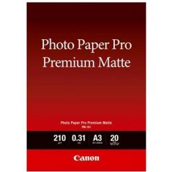 Папір Canon A3 Photo Paper Premium Matte PM-101 20 арк (8657B006)