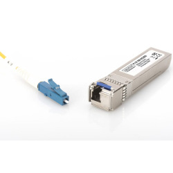 Модуль DIGITUS SFP+ 10Gbps Bi-dir.Module, SM 10km, Tx1330/Rx1270, LC Simplex, with DDM feature (DN-81205)