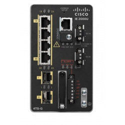 Коммутатор Cisco IE 4 10/100,2 SFP Gig port, Base REMANUFACTURED (IE-2000-4TS-G-B-RF)