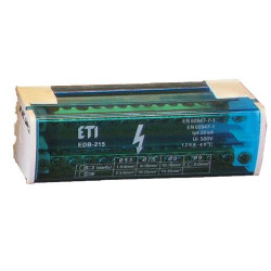Блок распределительный ETI EDB-215  2p, L+PE/N (125A, 15 выходов) (1102302)