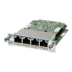 Модуль Cisco Four port 10/100/1000 Ethernet switch interface card (EHWIC-4ESG=)