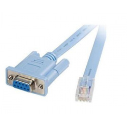 Кабель Cisco Console Cable 6ft with RJ45 and DB9F (CAB-CONSOLE-RJ45=)