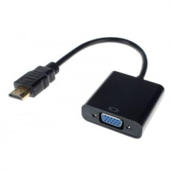 Адаптер REAL-EL (EL123500020) HDMI(M)-VGA(F), 0.15m, чорний (EL123500020)