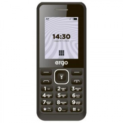 Мобiльний телефон Ergo B181 Dual Sim Black (B181 Black)