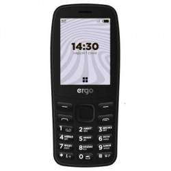 Мобiльний телефон Ergo B241 Dual Sim Black (B241 Black)